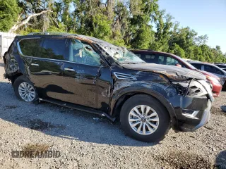 2024 Nissan Armada SV with VIN JN8AY2AC9R9197202, listed as a Copart auction lot 53439815 with 0 mi miles and Non Repairable. Bid and sale history available at carsss.com. Image 4.