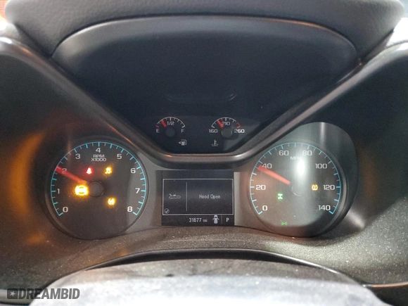 2021 Chevrolet Colorado 4WD Work Truck with VIN 1GCGTBENXM1287918, listed as a Copart auction lot 42219535 with 31,677 mi miles and Salvage Title. Bid and sale history available at carsss.com. Image 9.