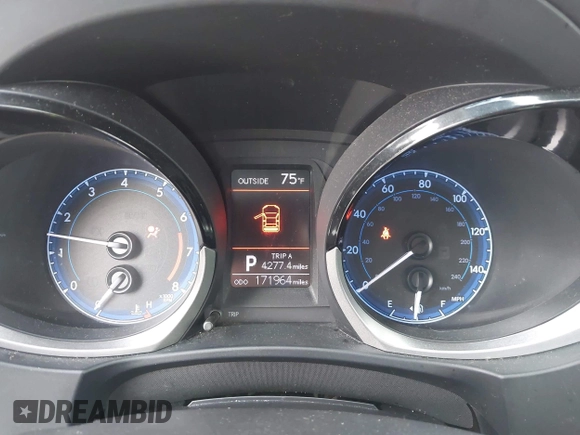 2016 Toyota Corolla L with VIN 5YFBURHE0GP537520, listed as a IAAI auction lot 42110326 with 171,964 mi miles and . Bid and sale history available at DreamBid. Image 7.