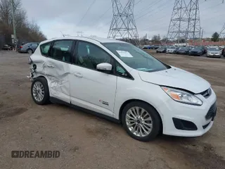 2017 Ford C-Max Energi SE with VIN 1FADP5EU4HL104772, listed as a IAAI auction lot 41834211 with 83,946 mi miles. Bid and sale history available at carsss.com. Image 1.