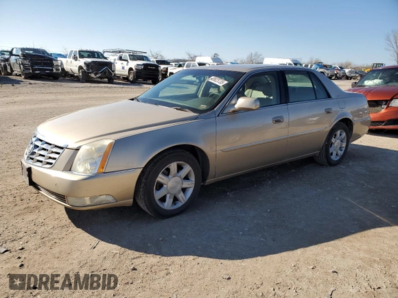 2006 Cadillac DTS w/1SC with VIN 1G6KD57Y96U108062, listed as a Copart auction lot 49923735 with 202,049 mi miles and Salvage Title. Bid and sale history available at carsss.com. Image 1.