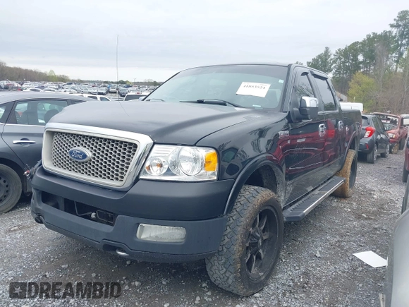 2005 Ford F-150 XLT with VIN 1FTPW14505FA88819, listed as a IAAI auction lot 41853524 with 227,414 mi miles. Bid and sale history available at carsss.com. Image 2.