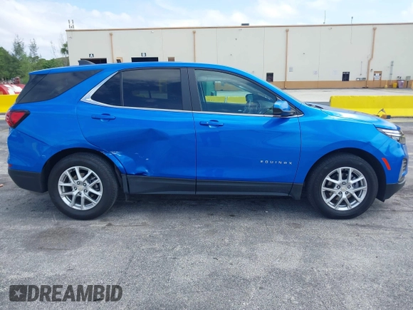2024 Chevrolet Equinox LT with VIN 3GNAXUEG9RS250203, listed as a IAAI auction lot 42233875 with 26,930 mi miles and . Bid and sale history available at DreamBid. Image 13.