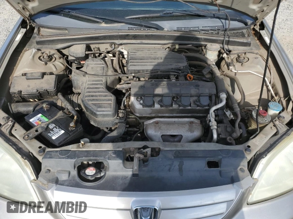 2003 Honda Civic LX with VIN 2HGES16563H533111, listed as a Copart auction lot 55695945 with 85,750 mi miles and Salvage Title. Bid and sale history available at DreamBid. Image 11.