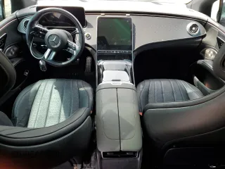 2022 Mercedes-Benz EQS with VIN W1KCG2DBXNA003883, listed as a Copart auction lot 63673384 with 0 mi miles and Salvage Title. Bid and sale history available at carsss.com. Image 8.