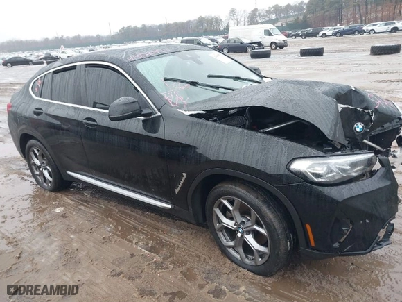2023 BMW X4 xDrive30i with VIN 5UX33DT05P9R43464, listed as a IAAI auction lot 41507571 with NaN miles. Bid and sale history available at carsss.com. Image 13.