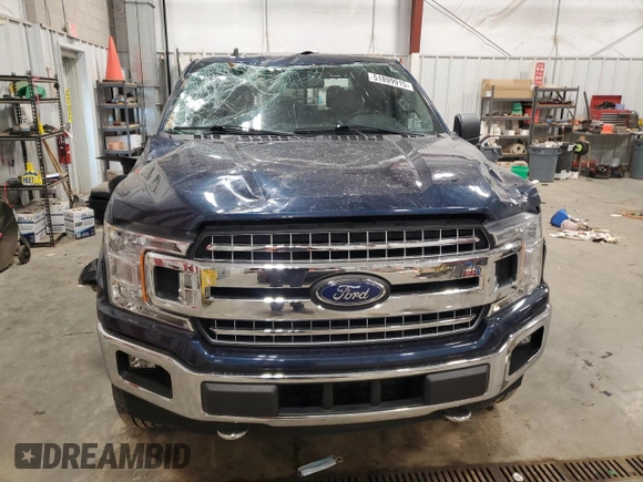 2020 Ford F-150 XL with VIN 1FTFX1E45LFA35528, listed as a Copart auction lot 51899915 with 58,736 mi miles and Salvage Title. Bid and sale history available at carsss.com. Image 5.