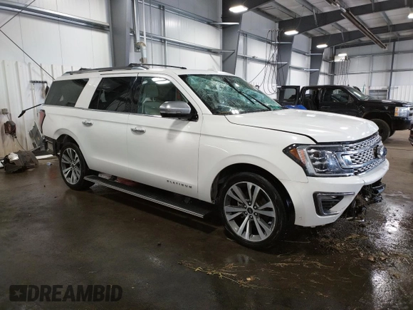 2021 Ford Expedition Max Platinum with VIN 1FMJK1MT0MEA33934, listed as a Copart auction lot 60350603 with 70,327 mi miles and . Bid and sale history available at DreamBid. Image 4.