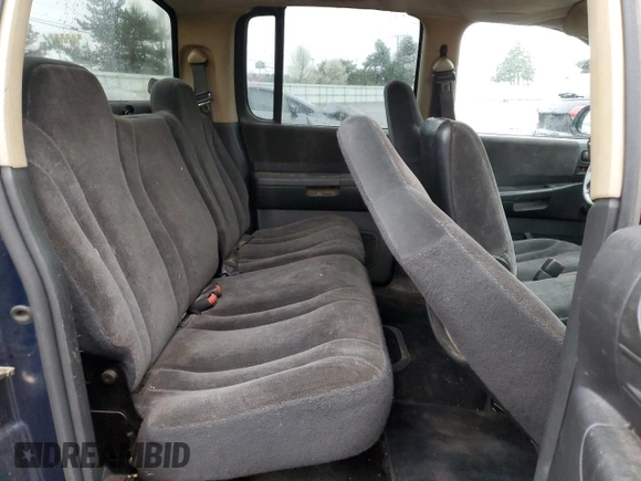 2003 Dodge Dakota SLT with VIN 1D7HL48N43S115748, listed as a Copart auction lot 50239595 with 278,408 mi miles and Salvage Title. Bid and sale history available at carsss.com. Image 10.