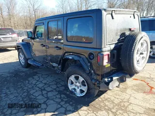 2021 Jeep Wrangler Unlimited Sport Altitude with VIN 1C4HJXDG8MW814044, listed as a IAAI auction lot 41437281 with 54,293 mi miles and . Bid and sale history available at DreamBid. Image 3.