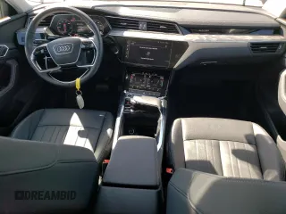 2021 Audi e-tron Premium with VIN WA1AAAGE0MB030323, listed as a Copart auction lot 61656853 with 22,802 mi miles. Bid and sale history available at carsss.com. Image 8.