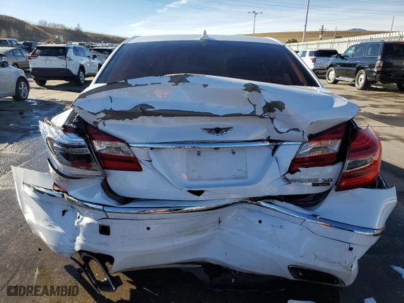2014 Hyundai Genesis 5.0L R-Spec with VIN KMHGC4DH7EU265894, listed as a Copart auction lot 86143634 with 99,930 mi miles and Salvage Title. Bid and sale history available at carsss.com. Image 6.