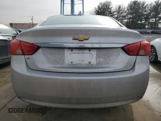 2017 Chevrolet Impala LS with VIN 1G11Z5S33HU118653, listed as a Copart auction lot 43614345 with 74,006 mi miles and Salvage Title. Bid and sale history available at DreamBid. Image 6.