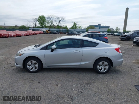 2013 Honda Civic Cpe LX with VIN 2HGFG3B58DH519509, listed as a IAAI auction lot 42056018 with 80,453 mi miles. Bid and sale history available at carsss.com. Image 14.