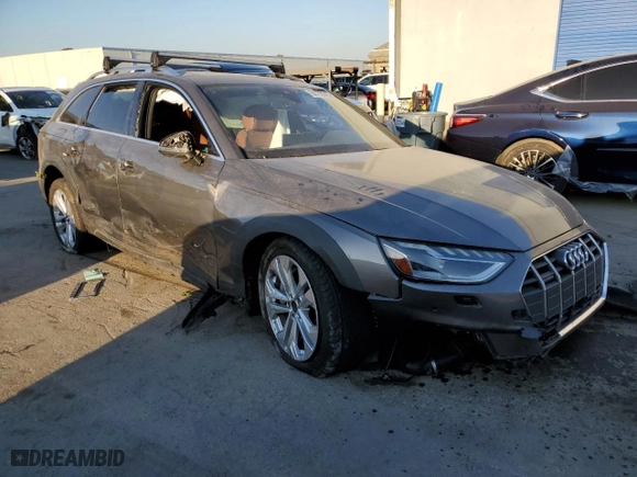 2021 Audi A4 allroad Premium Plus with VIN WA18AAF42MA004562, listed as a Copart auction lot 88798545 with 47,296 mi miles and Salvage Title. Bid and sale history available at carsss.com. Image 4.