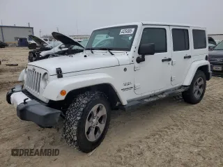 2016 Jeep Wrangler Unlimited 75th Anniversary with VIN 1C4BJWEG8GL143348, listed as a Copart auction lot 44254585 with 111,616 mi miles and Salvage Title. Bid and sale history available at carsss.com. Image 1.
