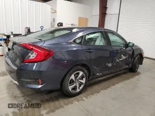 2019 Honda Civic LX with VIN 2HGFC2F65KH583710, listed as a Copart auction lot 51926435 with Not Provided miles and Salvage Title. Bid and sale history available at DreamBid. Image 3.