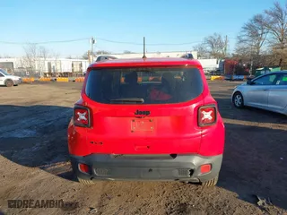 2018 Jeep Renegade Upland Edition with VIN ZACCJBAB0JPH93740, listed as a IAAI auction lot 41705533 with 68,178 mi miles. Bid and sale history available at carsss.com. Image 16.