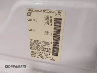 2023 Nissan LEAF SV Plus with VIN 1N4CZ1CV6PC553041, listed as a IAAI auction lot 42076867 with 19,732 mi miles and . Bid and sale history available at DreamBid. Image 9.