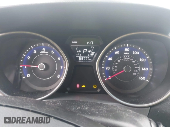 2015 Hyundai Elantra SE with VIN 5NPDH4AE5FH615795, listed as a IAAI auction lot 41976297 with 63,777 mi miles and . Bid and sale history available at DreamBid. Image 7.