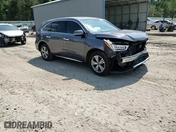 2020 Acura MDX with VIN 5J8YD3H32LL016308, listed as a Copart auction lot 57323855 with 48,461 mi miles and Non repairable. Bid and sale history available at DreamBid. Image 14.