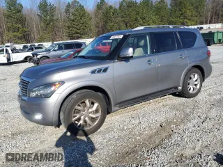 2014 Infiniti QX80 with VIN JN8AZ2NF4E9552904, listed as a Copart auction lot 48807395 with 179,961 mi miles and Salvage Title. Bid and sale history available at carsss.com. Image 1.