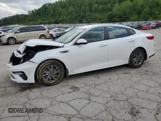 2019 Kia Optima LX z VIN 5XXGT4L34KG311998, wystawiony jako Copart lot #56686955 z przebiegiem 135 484 mil mil oraz Szkoda całkowita • Salvage title. Historia ofert i sprzedaży dostępna na DreamBid. Obrazek 1.