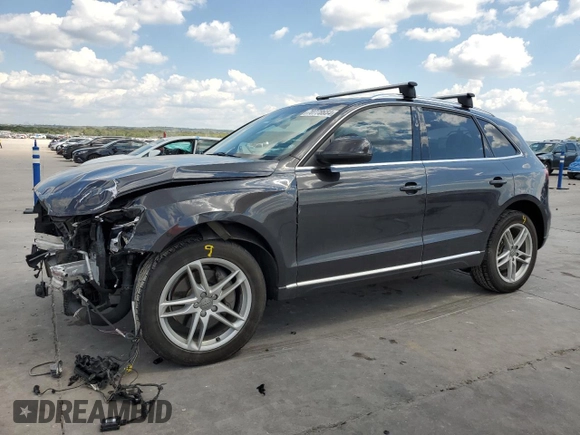 2014 Audi Q5 Prestige with VIN WA1VMAFP4EA017884, listed as a Copart auction lot 70778654 with 76,361 mi miles and Salvage title. Bid and sale history available at DreamBid. Image 1.