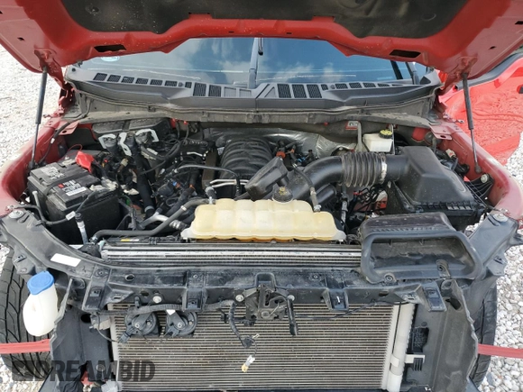 2022 Ford F-150 XL with VIN 1FTMF1E55NKE21802, listed as a Copart auction lot 77880924 with 38,575 mi miles and Salvage Title. Bid and sale history available at DreamBid. Image 11.