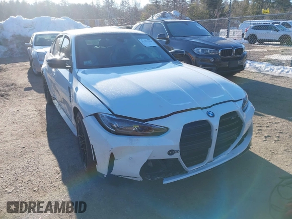2024 BMW M3 Competition xDrive with VIN WBS43AY04RFT49362, listed as a IAAI auction lot 41691688 with Not provided miles and . Bid and sale history available at DreamBid. Image 12.