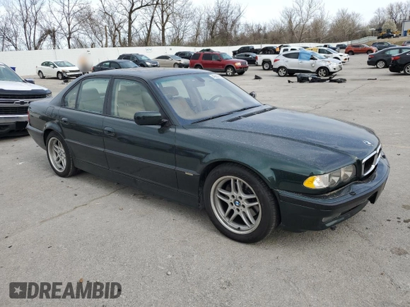 2001 BMW 7 Series 740i с VIN WBAGG83401DN86357, выставлен на аукционе Copart как лот 49689955 с пробегом Не указан миль и Списание • Salvage title. История ставок и продаж доступна на DreamBid. Изображение 5.