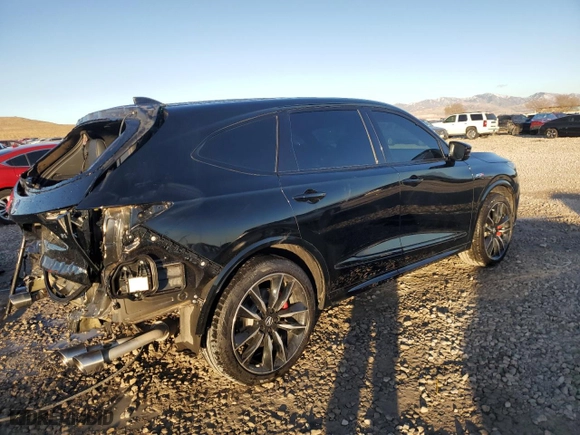 2022 Acura MDX Type S w/Advance Package with VIN 5J8YD8H80NL004038, listed as a Copart auction lot 83890084 with 29,341 mi miles and Salvage Title. Bid and sale history available at carsss.com. Image 3.