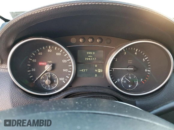 2007 Mercedes-Benz GL-Class with VIN 4JGBF71EX7A164754, listed as a Copart auction lot 73681874 with 194,777 mi miles and Salvage Title. Bid and sale history available at carsss.com. Image 9.