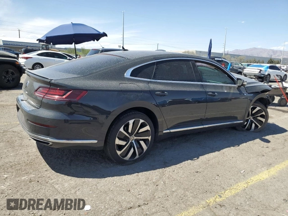 2021 Volkswagen Arteon SEL R-Line with VIN WVWSR7AN0ME007542, listed as a Copart auction lot 53160935 with 49,848 mi miles and Salvage title. Bid and sale history available at DreamBid. Image 3.