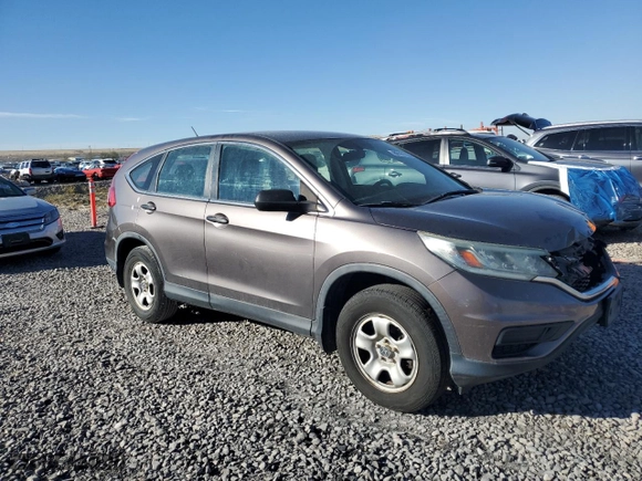 2015 Honda CR-V LX with VIN 3CZRM3H37FG703086, listed as a Copart auction lot 80161134 with 150,684 mi miles and Salvage Title. Bid and sale history available at carsss.com. Image 4.