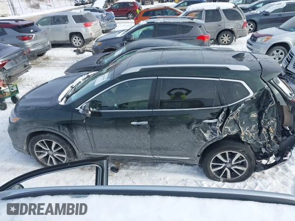 2019 Nissan Rogue SL with VIN 5N1AT2MV7KC726626, listed as a IAAI auction lot 41460387 with 54,739 mi miles. Bid and sale history available at carsss.com. Image 15.
