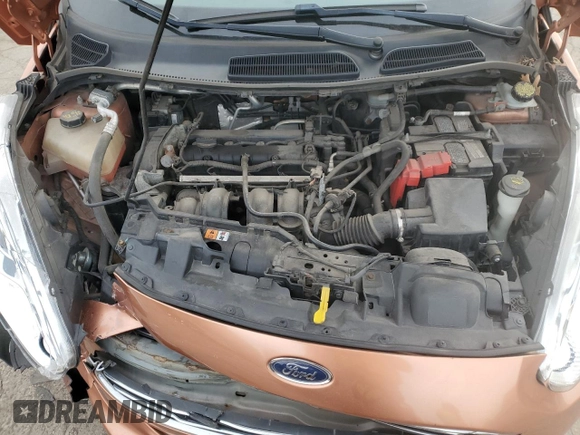 2017 Ford Fiesta Titanium with VIN 3FADP4FJ8HM164132, listed as a Copart auction lot 82577424 with 63,686 mi miles and Salvage Title. Bid and sale history available at DreamBid. Image 12.