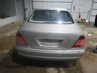 2004 Mercedes-Benz S-Class 5.0L with VIN WDBNG84J54A387825, listed as a Copart auction lot 45894265 with 0 mi miles and Salvage Title. Bid and sale history available at carsss.com. Image 6.