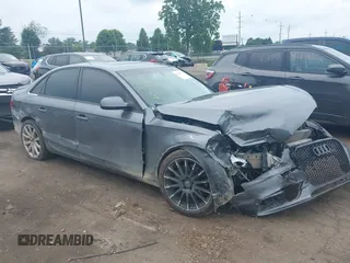 2013 Audi A4 Premium Plus with VIN WAUFFAFL1DN003981, listed as a IAAI auction lot 42628412 with 119,202 mi miles and . Bid and sale history available at DreamBid. Image 1.