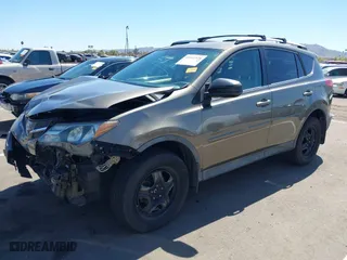 2013 Toyota RAV4 LE with VIN 2T3ZFREV1DW062149, listed as a IAAI auction lot 41862328 with 105,865 mi miles. Bid and sale history available at carsss.com. Image 2.