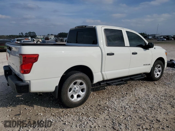 2021 Nissan Titan S with VIN 1N6AA1ECXMN510209, listed as a Copart auction lot 45485795 with 71,495 mi miles and Salvage title. Bid and sale history available at DreamBid. Image 3.