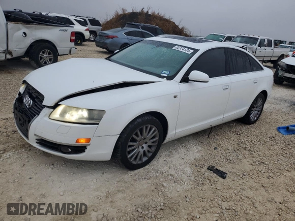 2007 Audi A6 3.2L with VIN WAUDH74F87N156332, listed as a Copart auction lot 82374124 with 123,728 mi miles and Salvage Title. Bid and sale history available at carsss.com. Image 1.
