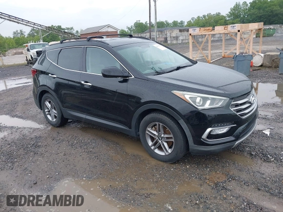 2017 Hyundai Santa Fe 2.4L z VIN 5NMZU3LB3HH011127, wystawiony jako IAAI lot #42369671 z przebiegiem 91 634 mil mil oraz . Historia ofert i sprzedaży dostępna na DreamBid. Obrazek 1.