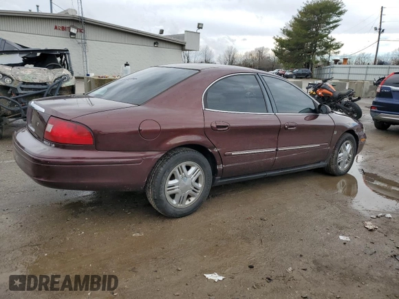 2000 Mercury Sable LS Premium with VIN 1MEFM55S0YA606201, listed as a Copart auction lot 43451915 with 101,294 mi miles and Salvage Title. Bid and sale history available at carsss.com. Image 3.