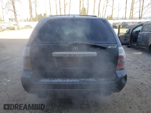 2006 Acura MDX with VIN 2HNYD18296H544627, listed as a Copart auction lot 41906985 with 150,571 mi miles and Salvage Title. Bid and sale history available at carsss.com. Image 6.