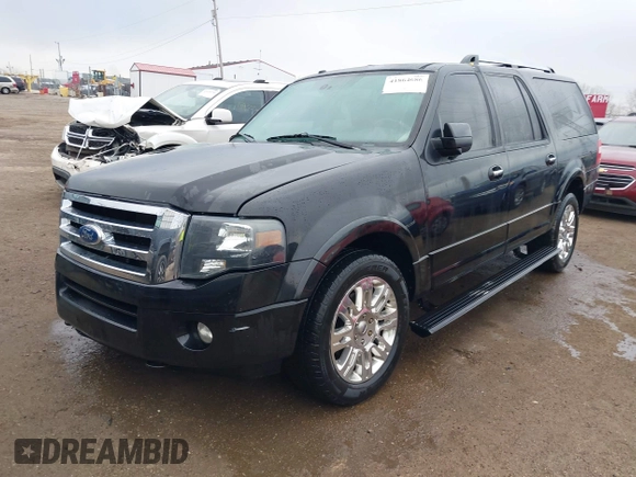 2011 Ford Expedition EL Limited with VIN 1FMJK2A54BEF33457, listed as a IAAI auction lot 41864686 with 186,278 mi miles. Bid and sale history available at carsss.com. Image 17.