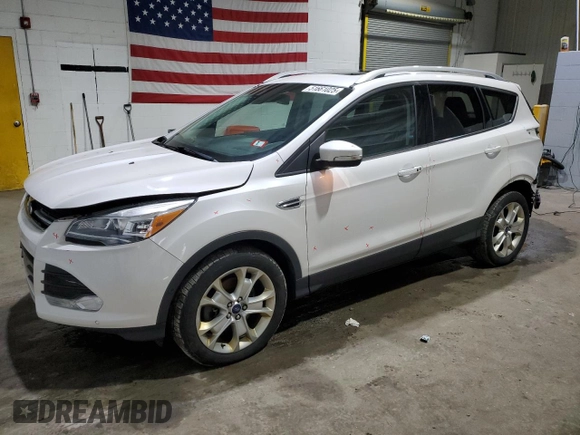 2016 Ford Escape Titanium with VIN 1FMCU9J93GUB78230, listed as a Copart auction lot 51661025 with 98,515 mi miles and Salvage Title. Bid and sale history available at DreamBid. Image 1.