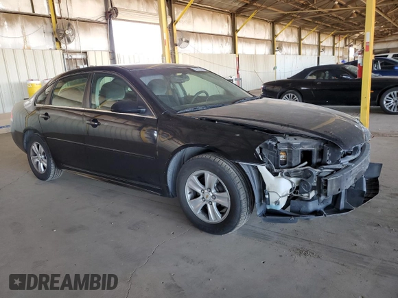 2015 Chevrolet Impala LS with VIN 2G1WA5E37F1158008, listed as a Copart auction lot 61977635 with 106,437 mi miles and Salvage title. Bid and sale history available at DreamBid. Image 4.