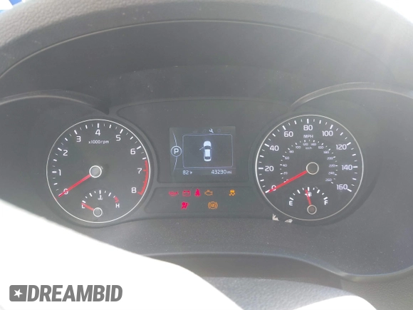 2018 Kia Optima LX with VIN 5XXGT4L3XJG244855, listed as a IAAI auction lot 41679341 with 43,230 mi miles. Bid and sale history available at carsss.com. Image 7.