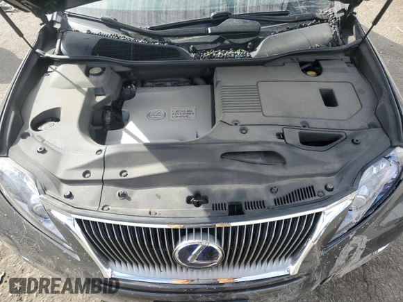 2010 Lexus RX 450h with VIN JTJBC1BA1A2414418, listed as a Copart auction lot 51016425 with 47,883 mi miles and Salvage Title. Bid and sale history available at DreamBid. Image 14.
